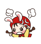 redhood bunny（個別スタンプ：8）