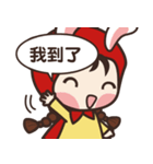 redhood bunny（個別スタンプ：13）