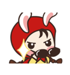 redhood bunny（個別スタンプ：24）