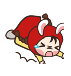 redhood bunny（個別スタンプ：36）