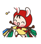 redhood bunny（個別スタンプ：37）