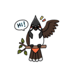 Red-whiskered bulbul bird（個別スタンプ：1）