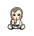 Chubby Baby Boy（個別スタンプ：34）