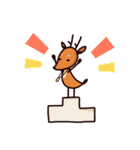ついてないシカ（個別スタンプ：38）