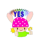 Yukkinoko of rabbit mushroom（個別スタンプ：24）