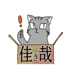 にゃんどく ～難読漢字猫（個別スタンプ：20）