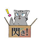 にゃんどく ～難読漢字猫（個別スタンプ：36）