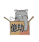 にゃんどく ～難読漢字猫（個別スタンプ：40）