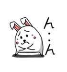 Little Lazy Rabbit（個別スタンプ：7）