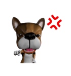 3D animal Faithful dog（個別スタンプ：33）