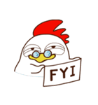 Koshiro : Funny Chicken（個別スタンプ：34）