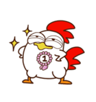 Koshiro : Funny Chicken（個別スタンプ：36）