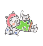 ぶた山さんとねこ田さん（個別スタンプ：26）