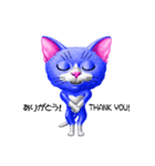 BlueCat（個別スタンプ：3）