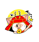 武士ねこ（個別スタンプ：38）