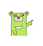 The Green Bear！（個別スタンプ：22）