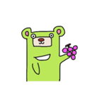 The Green Bear！（個別スタンプ：24）