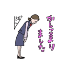 接客業女子（個別スタンプ：18）