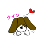 愛犬と私（個別スタンプ：9）