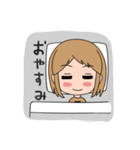 女の子の日常会話①（個別スタンプ：28）