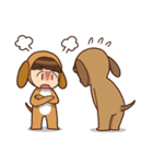 Beagles and Owl（個別スタンプ：38）