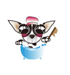 Goggle-eyed Chihuahua（個別スタンプ：22）