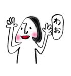 おにぎり女子（個別スタンプ：34）