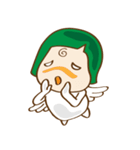 green angel and friend（個別スタンプ：11）