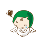 green angel and friend（個別スタンプ：16）