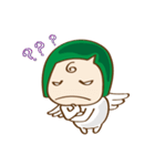 green angel and friend（個別スタンプ：26）