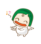 green angel and friend（個別スタンプ：28）