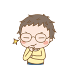 Eyeglasses Boy（個別スタンプ：9）