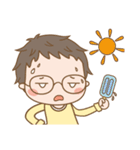 Eyeglasses Boy（個別スタンプ：23）