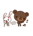 Rabbit foot ＆ CaBo Bear（個別スタンプ：31）