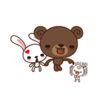 Rabbit foot ＆ CaBo Bear（個別スタンプ：33）