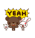 Rabbit foot ＆ CaBo Bear（個別スタンプ：34）