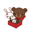 Rabbit foot ＆ CaBo Bear（個別スタンプ：35）