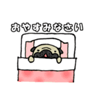 パグ犬スタンプ（フォーンバージョン）（個別スタンプ：14）