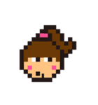 DOTMAN'S 8bit GIRL（個別スタンプ：31）