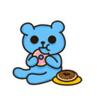 Lovely Blue Bear（個別スタンプ：4）