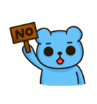 Lovely Blue Bear（個別スタンプ：6）