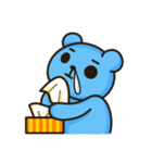 Lovely Blue Bear（個別スタンプ：14）