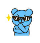 Lovely Blue Bear（個別スタンプ：18）