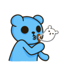 Lovely Blue Bear（個別スタンプ：19）