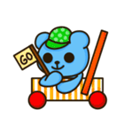 Lovely Blue Bear（個別スタンプ：22）