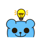 Lovely Blue Bear（個別スタンプ：32）