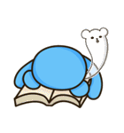 Lovely Blue Bear（個別スタンプ：33）