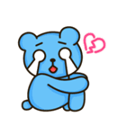 Lovely Blue Bear（個別スタンプ：34）