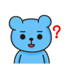 Lovely Blue Bear（個別スタンプ：36）