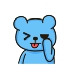 Lovely Blue Bear（個別スタンプ：37）